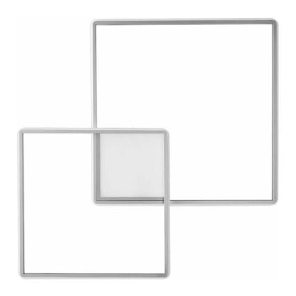 Ondaluce - LED-dimmbare Deckenleuchte DOWEL LED/60W/230V silber