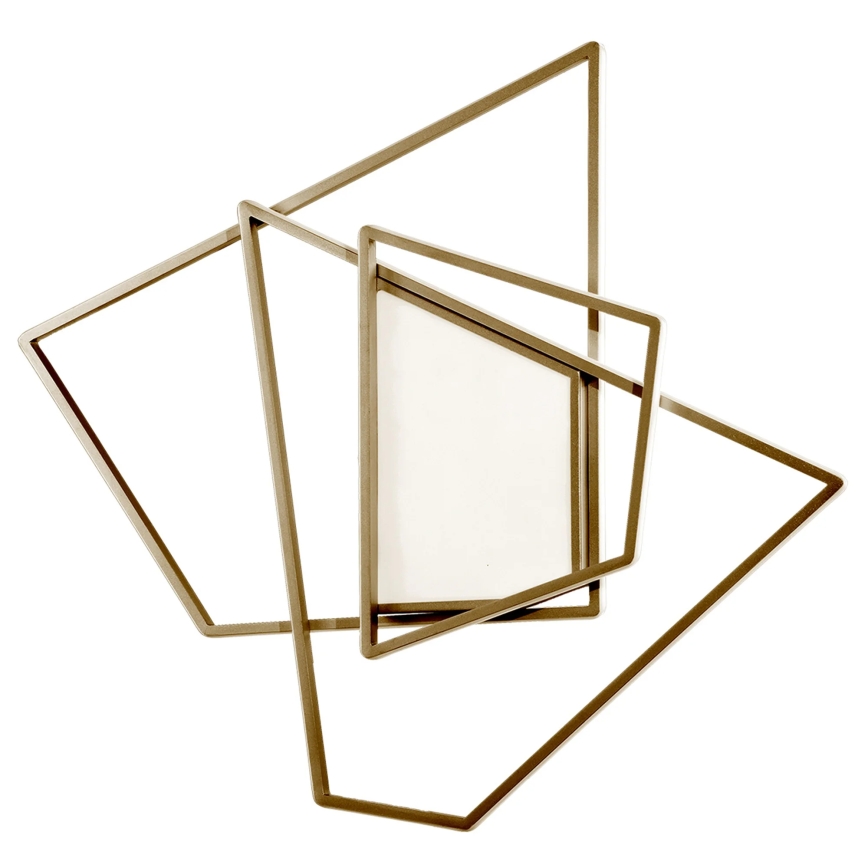 Ondaluce - LED-dimmbare Deckenleuchte GALAXY LED/90W/230V 71x84 cm Gold