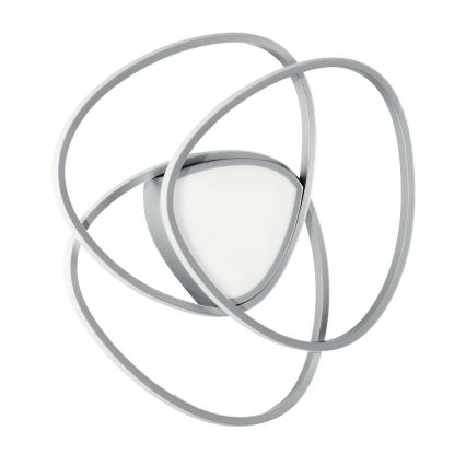 Ondaluce - LED-dimmbare Deckenleuchte ROSE LED/60W/230V 50x54 cm silber