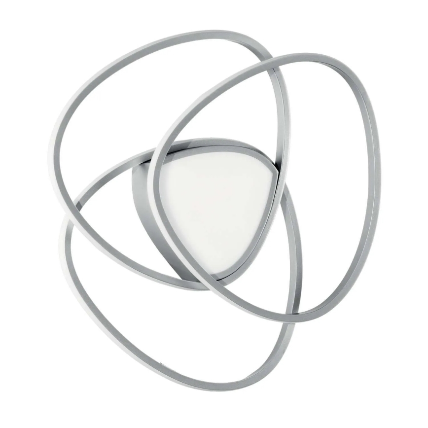 Ondaluce - LED-dimmbare Deckenleuchte ROSE LED/60W/230V 50x54 cm silber