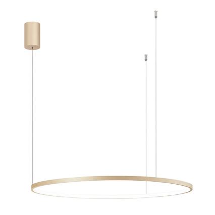 Ondaluce - LED-dimmbare Hängeleuchte mit Kabelaufhängung SOEL LED/38W/230V Ø 80 cm goldfarben