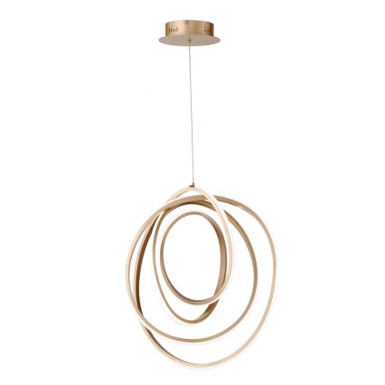 Ondaluce - LED-dimmbare Pendelleuchte an Kabel GOLDEN LED/50W/230V Ø 50 cm goldfarben