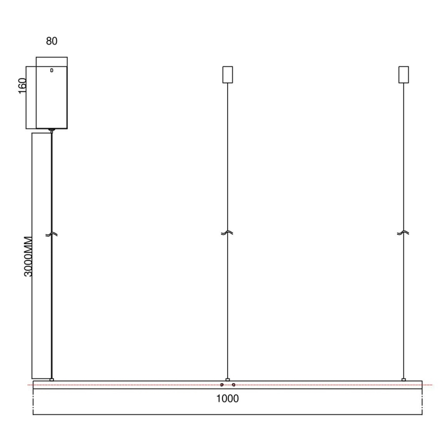 Ondaluce - LED-dimmbare Pendelleuchte an Kabel SOEL LED/47W/230V Ø 100 cm goldfarben