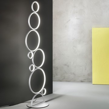 Ondaluce - LED-dimmbare Stehleuchte POIS LED/52W/230V silber
