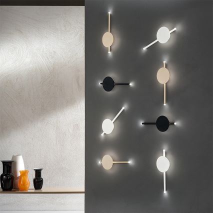 Ondaluce - LED-dimmbare Wandleuchte JAMES LED/16W/230V goldfarben
