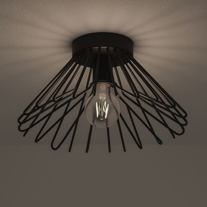 ONLI - Deckenleuchte DUCCIO 1xE27/22W/230V d 30 cm schwarz