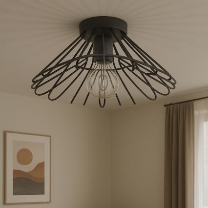 ONLI - Deckenleuchte DUCCIO 1xE27/22W/230V d 60 cm schwarz