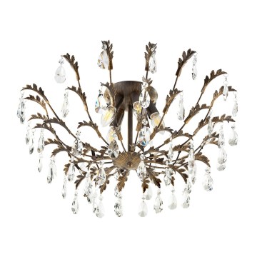 ONLI - Deckenleuchte TERESA 5xE14/6W/230V bronzefarben