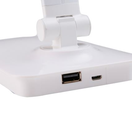 ONLI - Dimmbare LED-Tischleuchte mit Touch-Funktion und USB portem DESKI LED/7W/230V 4000K weiß