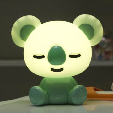 ONLI - Dimmbares LED-Kinder-Nachtlicht PUPPIES LED/3W/230V 20 cm Koala/Grün