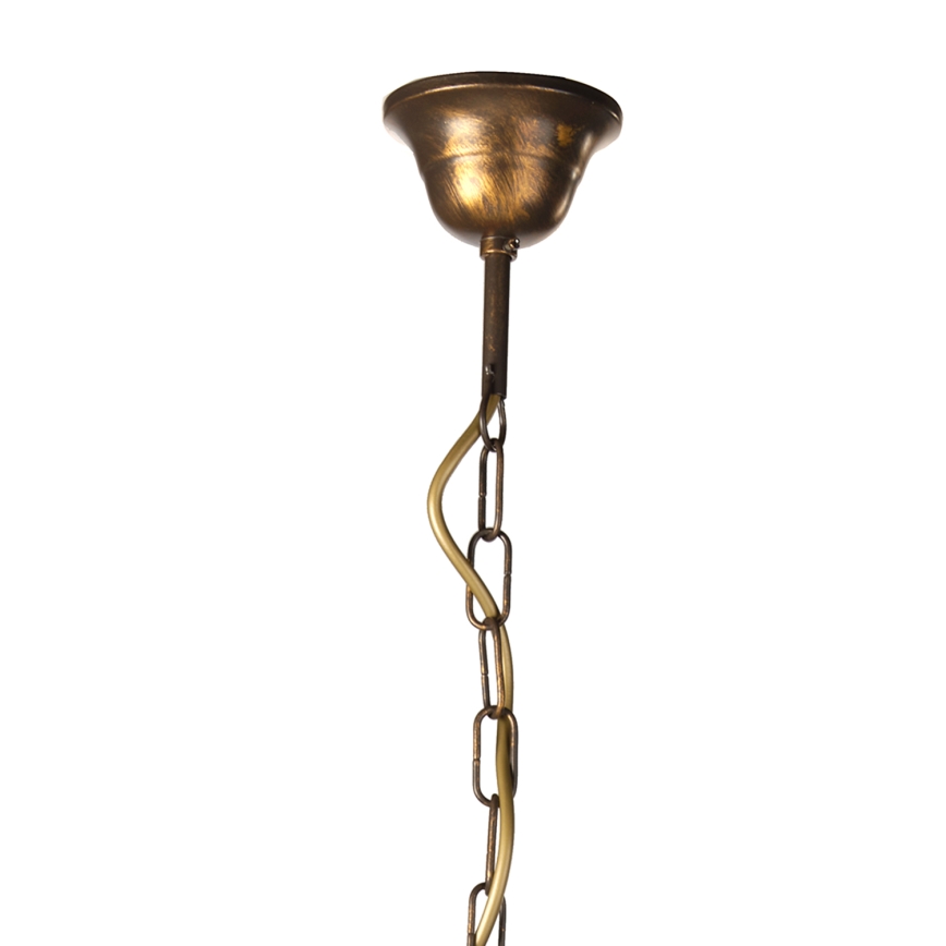 ONLI - Hängeleuchte an Kette ALGA 3xE14/6W/230V bronzen
