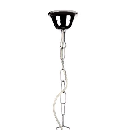 ONLI - Kronleuchter an Kette PIOGGIA 1xE27/22W/230V glänzendes Chrom