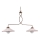 ONLI - Hängeleuchte an Kette ROSINA 2xE27/22W/230V bronzen