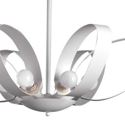ONLI - Hängeleuchte an Kette SERENA 6xE14/6W/230V weiß