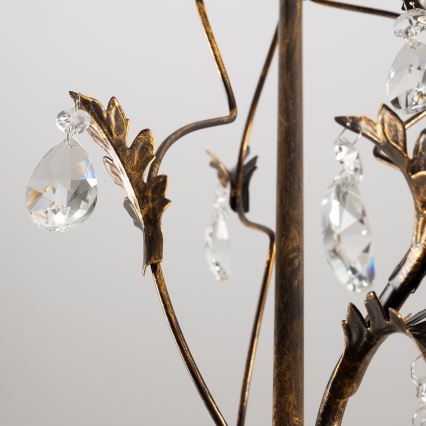 ONLI - Hängeleuchte an Kette TERESA 5xE14/6W/230V Bronze