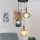 ONLI - Hängeleuchte an Schnur DOROTY 1xE27/22W/230V blau/golden