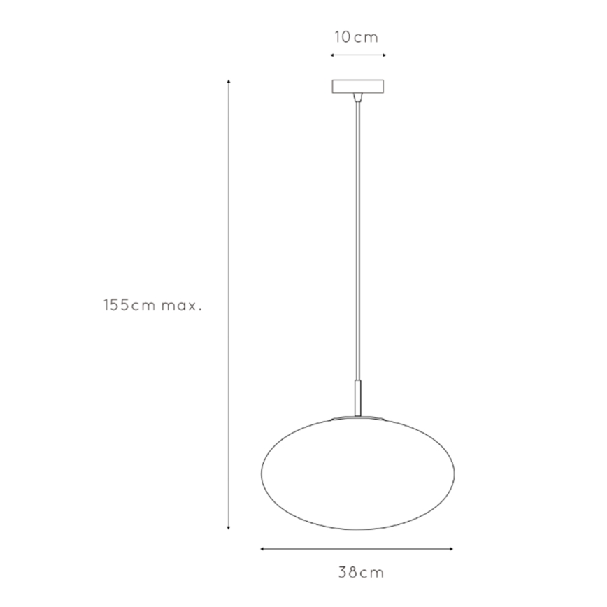 ONLI - Hängeleuchte an Schnur JANET 1xE27/6W/230V d 38 cm