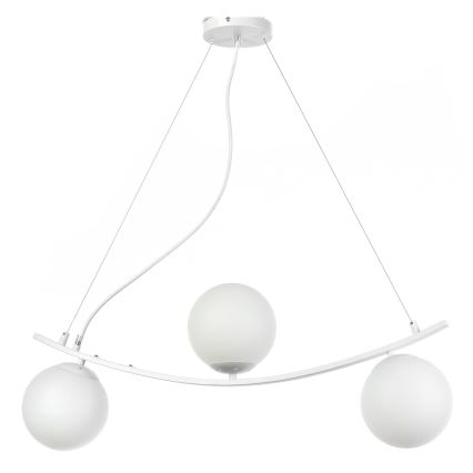 ONLI - Hängeleuchte an Schnur TRIO 3xE14/6W/230V weiß