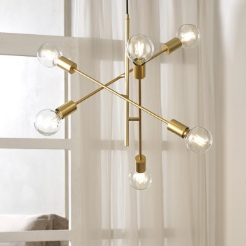 ONLI - Hängeleuchte CROSS 6xE27/22W/230V