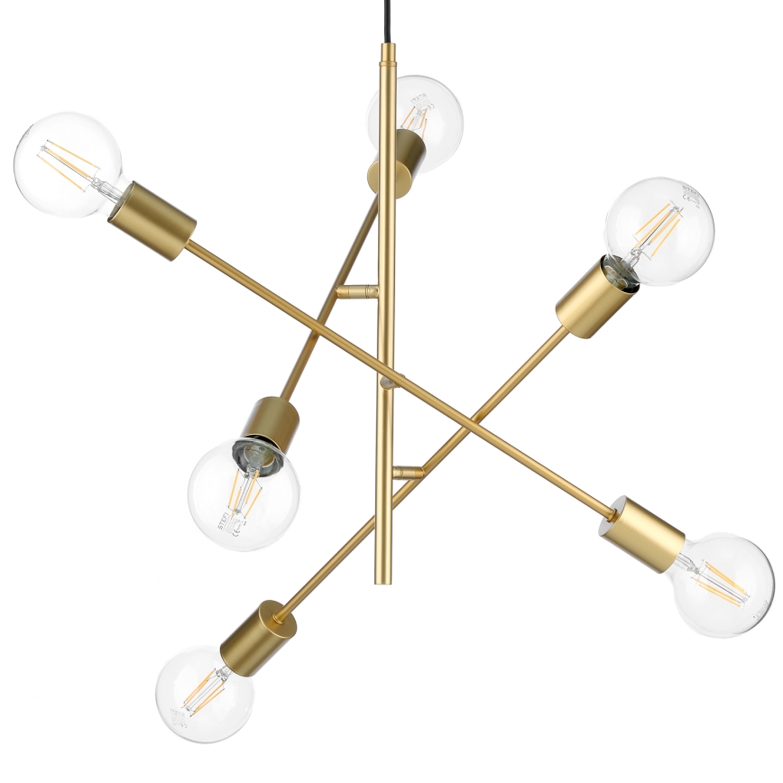 ONLI - Hängeleuchte CROSS 6xE27/22W/230V