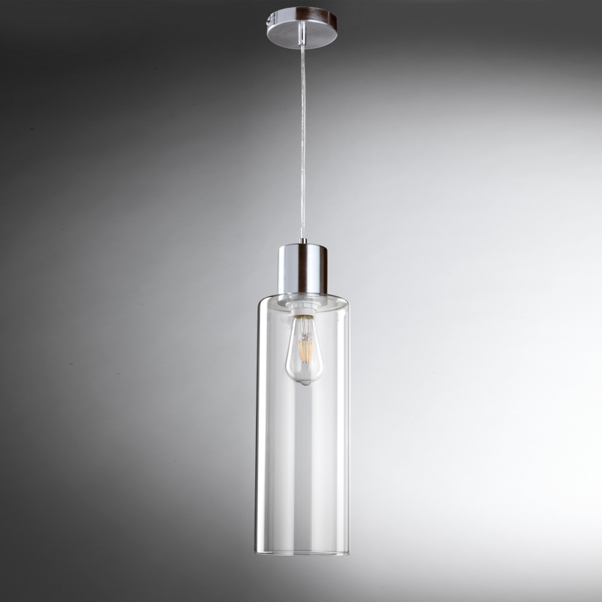 ONLI - Hängeleuchte DODO 1xE27/22W/230V glänzendes Chrom