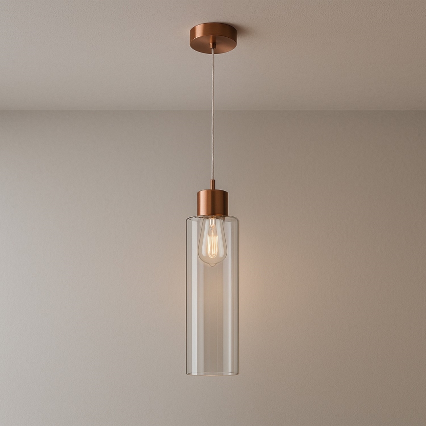 ONLI - Hängeleuchte DODO 1xE27/22W/230V kupfern