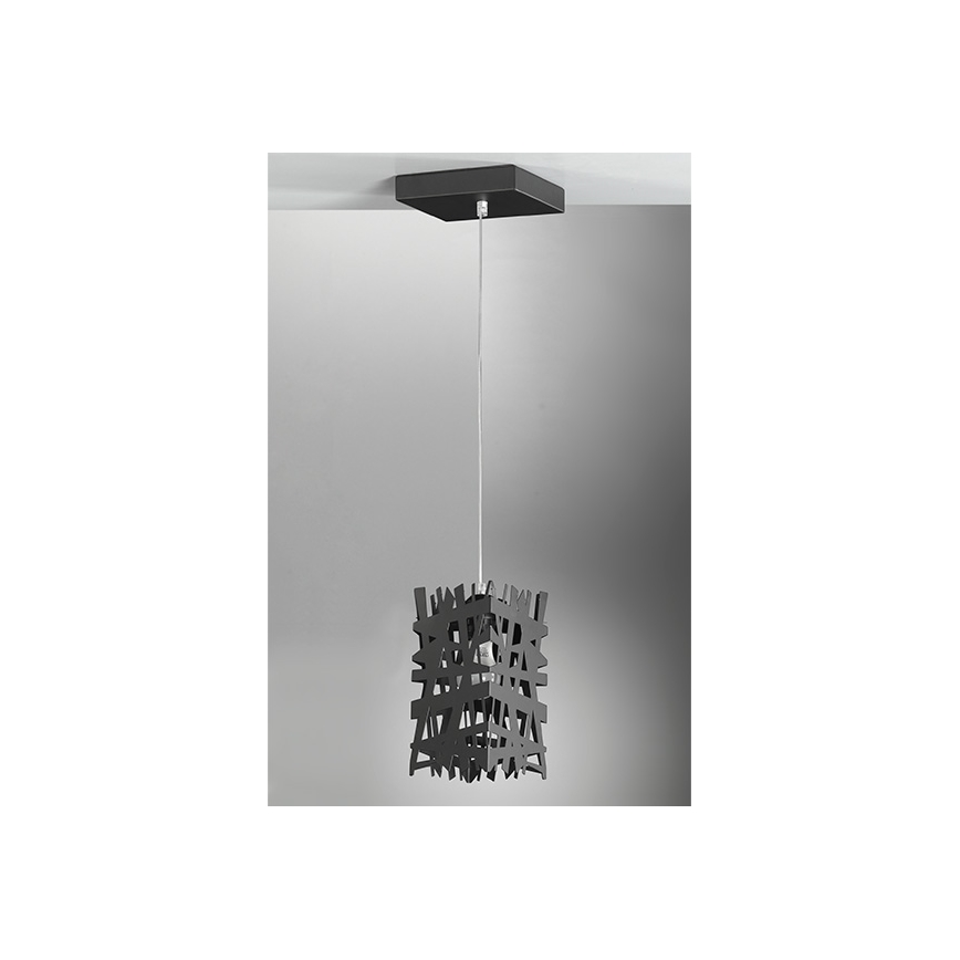 ONLI - Hängeleuchte FORESTA 1xE27/15W/230V schwarz