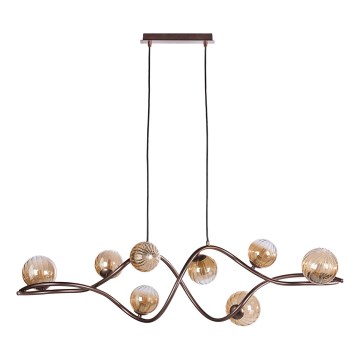 ONLI - Hängeleuchte FRIDA 8xG9/10W/230V kupfern