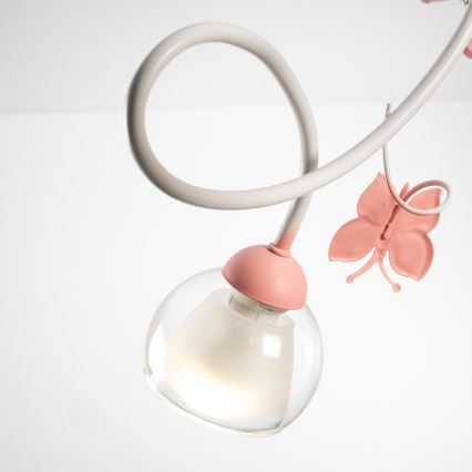 ONLI - Kinder-Hängelampe BUTTERFLY 3xE14/6W/230V