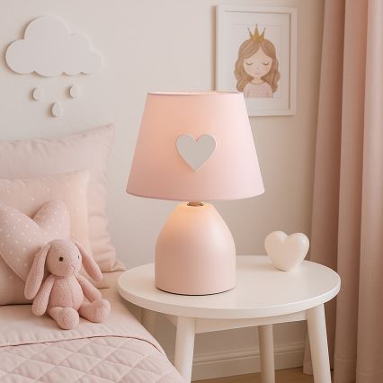 ONLI - Kleine Kinderleuchte TITTA 1xE14/6W/230V 20 cm rosa