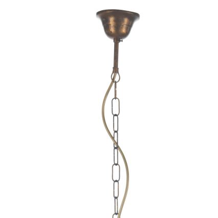 ONLI - Kronleuchter an Kette CANDELA 5xE14/6W/230V bronzen