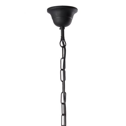 ONLI - Kronleuchter an Kette CANDELA 5xE14/6W/230V schwarz