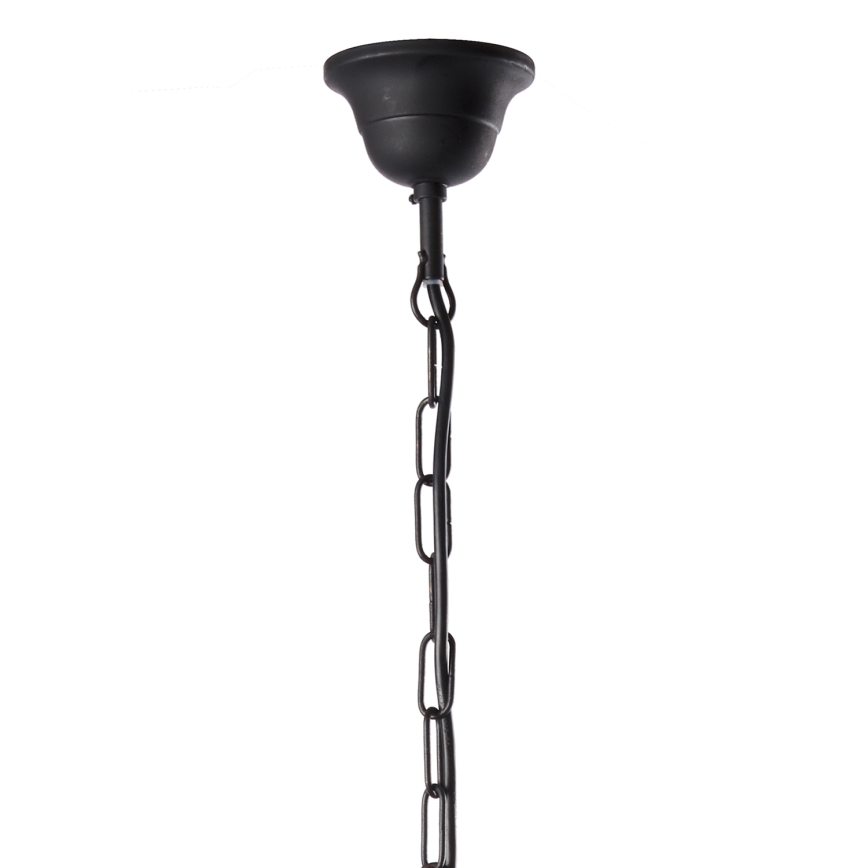 ONLI - Kronleuchter an Kette CANDELA 5xE14/6W/230V schwarz