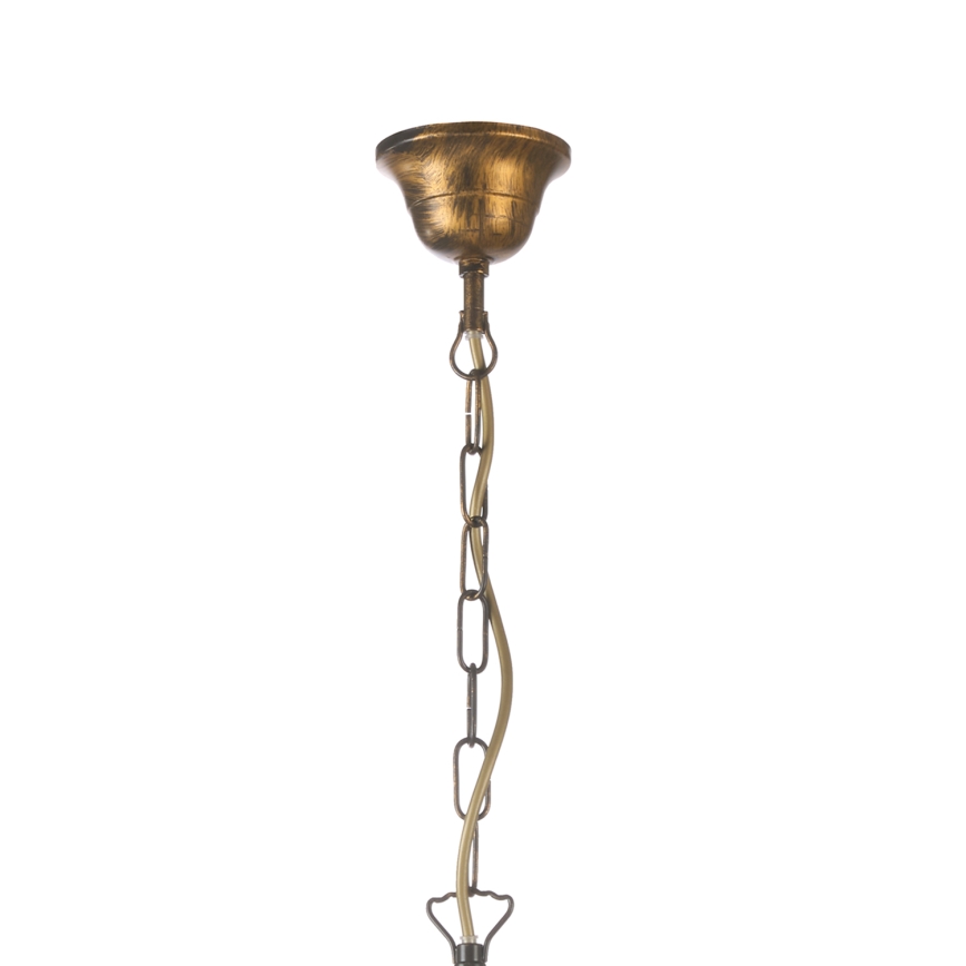 ONLI - Kronleuchter an Kette POMPEI 5xE14/6W/230V bronzen