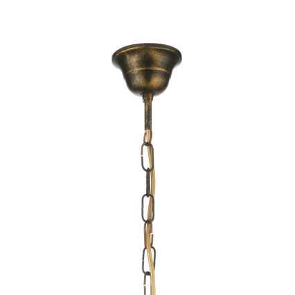 ONLI - Kronleuchter mit Kette MILVIA 5xE14/6W/230V bronzefarben