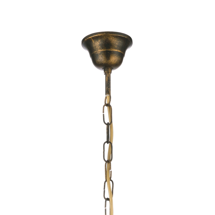 ONLI - Kronleuchter mit Kette MILVIA 5xE14/6W/230V bronzefarben