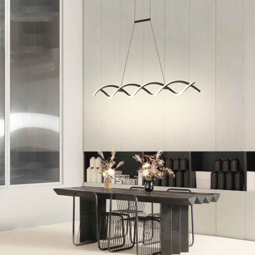 ONLI - LED-Hängeleuchte DNA LED/24W/230V 4000K silbern