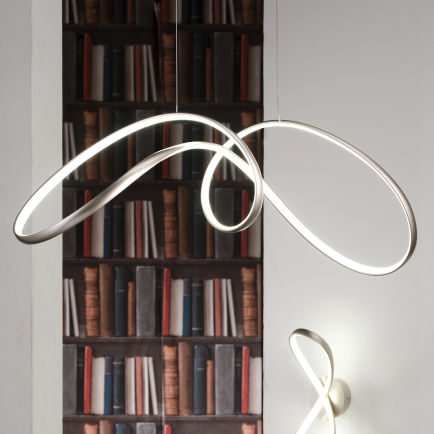ONLI - LED-Hängeleuchte INFINITY LED/50W/230V 4500K matt Chrom