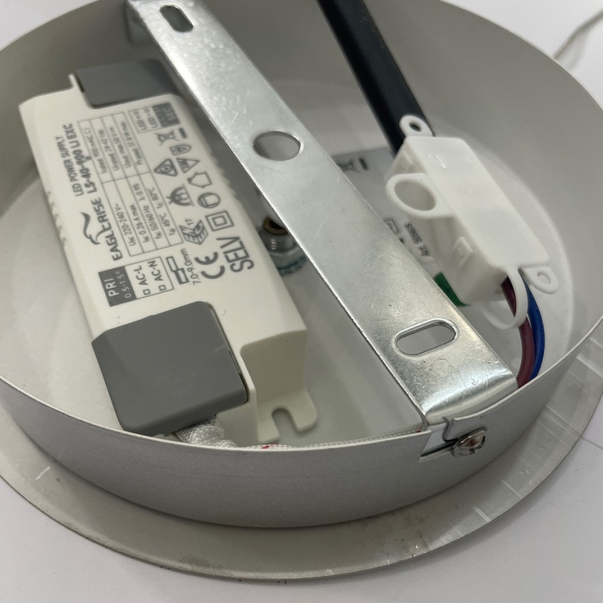 ONLI - LED-Hängeleuchte LOOP LED/40W/230V 4000K glänzendes Chrom