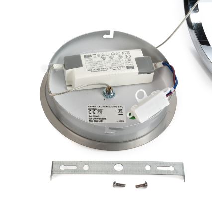 ONLI - LED-Hängeleuchte LOOP LED/40W/230V 4000K glänzendes Chrom