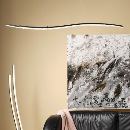 ONLI - LED-Hängeleuchte ONDA LED/30W/230V 4000K schwarz