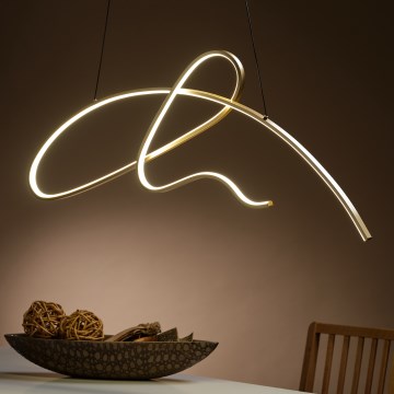 ONLI - LED-Hängeleuchte SIGN LED/42W/230V 4000K golden