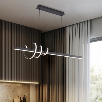 ONLI - LED-Hängeleuchte SWING LED/30W/230V 4000K schwarz