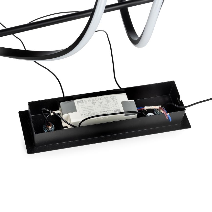 ONLI - LED-Hängeleuchte TWIST LED/30W/230V 4000K schwarz