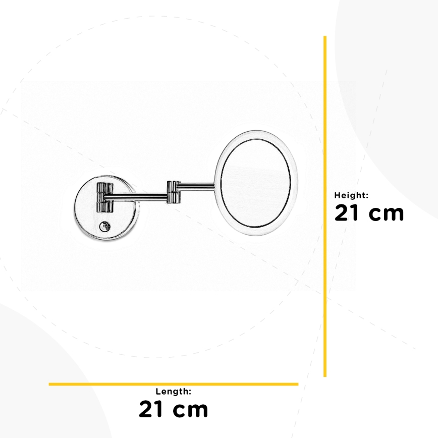 ONLI - LED-Kosmetikwandspiegel RIM LED/4,2W/230V 4000K IP44