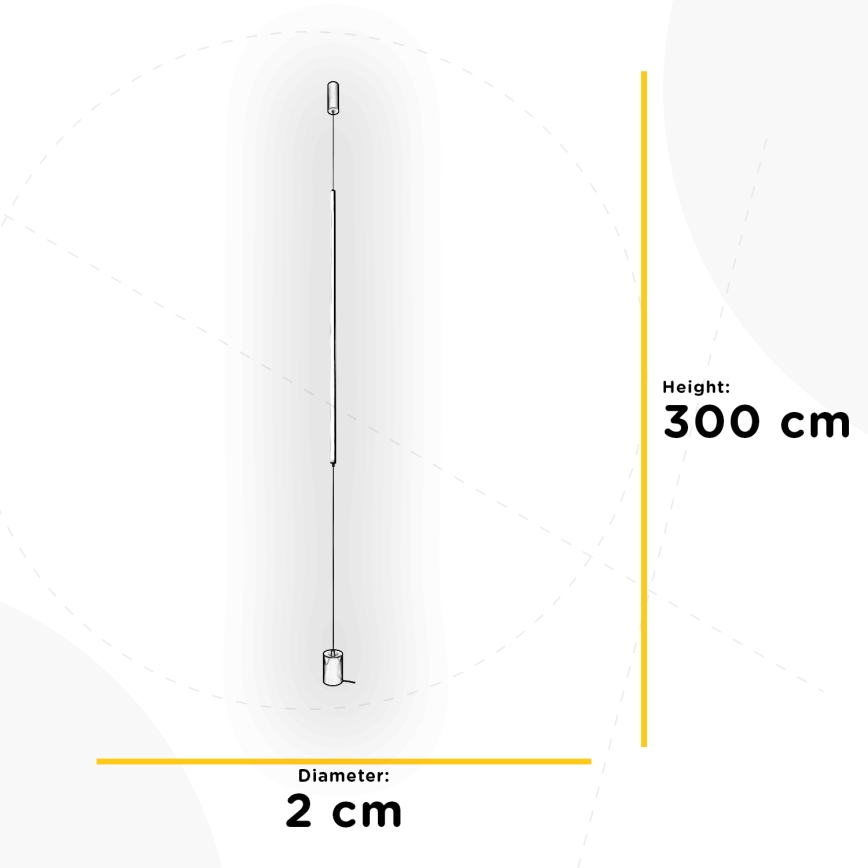 ONLI - LED Stehlampe SIRILLA LED/20W/230V schwarz