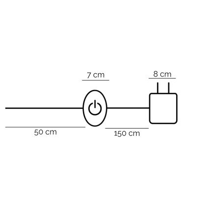 ONLI - LED-Stehleuchte TWIST LED/24W/230V 4000K schwarz