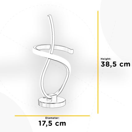 ONLI - LED-Tischleuchte KIRA LED/12W/230V 4000K 38,5 cm golden
