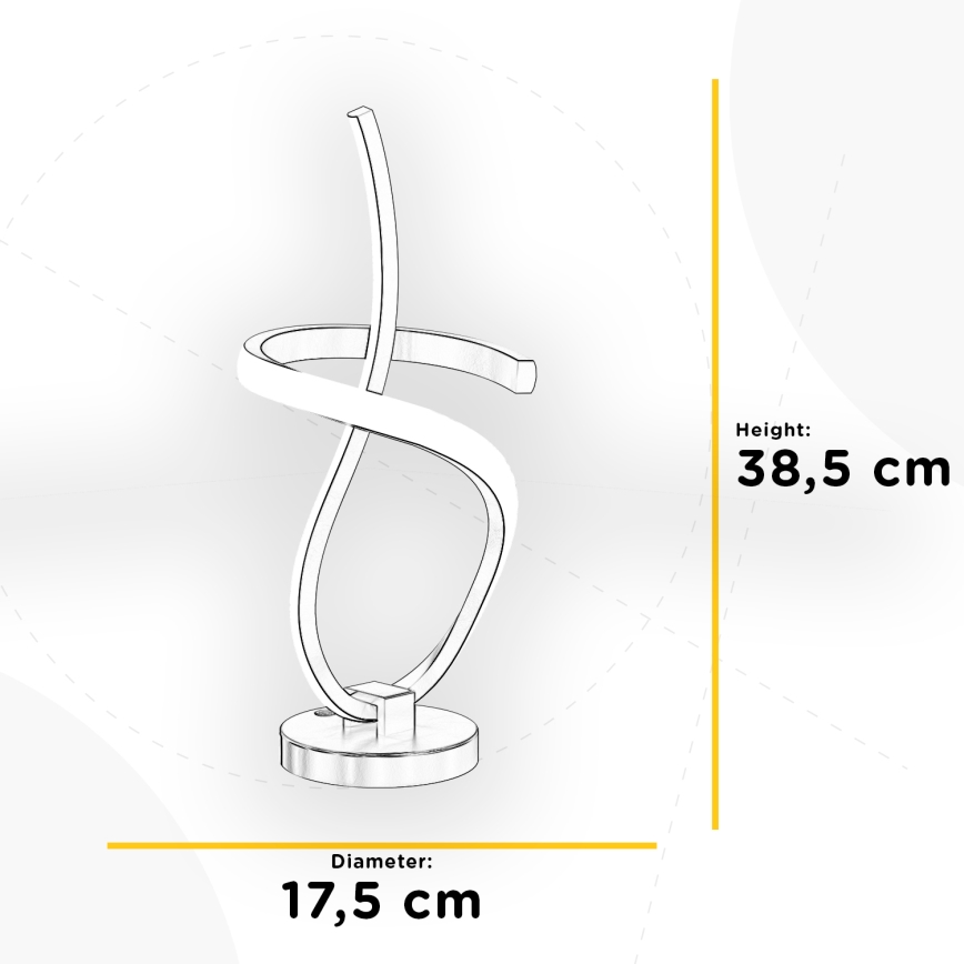 ONLI - LED-Tischleuchte KIRA LED/12W/230V 4000K 38,5 cm golden