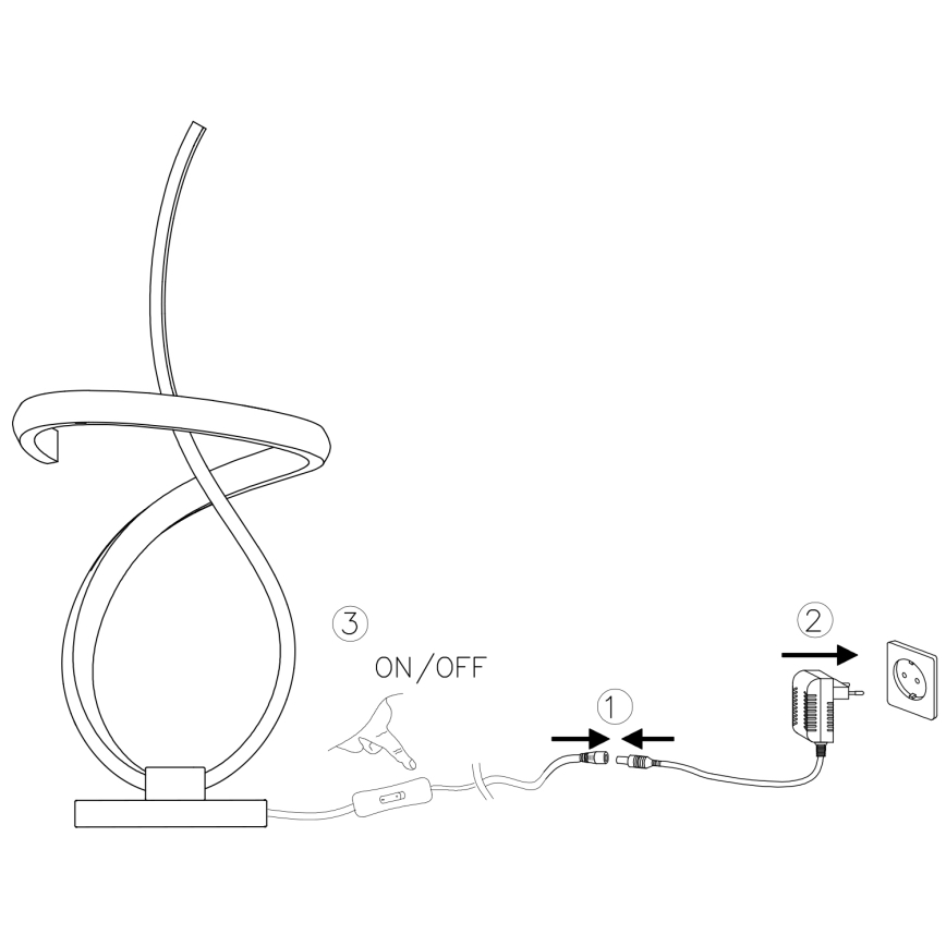 ONLI - LED-Tischleuchte KIRA LED/12W/230V 4000K 38,5 cm golden